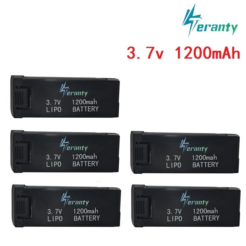 

1/2/3/5pcs 3.7V 1200mAh Lipo Battery For E58 S168 JY019 RC Drone Quadcopter Spare Parts 3.7v Rechargeable Battery