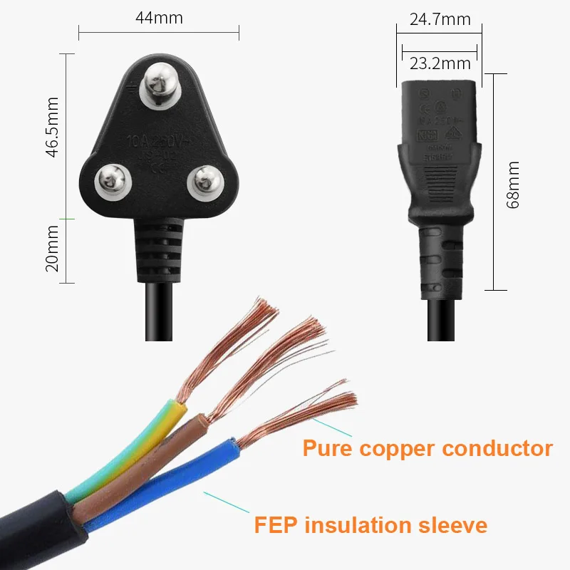 Кабель питания для компьютера ноутбука адаптер переменного тока электроники