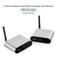 2 4ghz wireless av vcd audio video transmitter and receiver with ir remote control 200 metres rca 220 for transmission