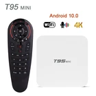 Приставка Смарт-ТВ T95 MINI, Android 10,0, Allwinner H313, 4 ядра, 1 ГБ, 8 ГБ, 2 ГБ, 16 ГБ