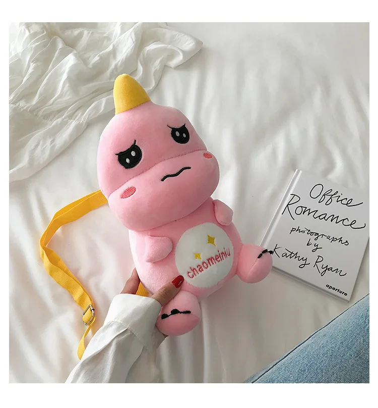 Горячая динозавр Плюшевый Рюкзак Kawaii Динозавр мир плюшевые животные сумка на плечо милые дети портмоне плюшевые игрушки подарок на год