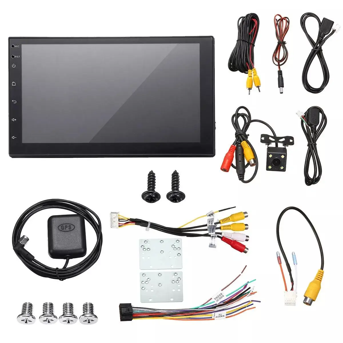 Автомагнитола IMARS 7 дюймов 2 Din MP5 плеер Android 8 0 GPS навигация Wi-Fi 2.5D 1024x600 экран bluetooth FM