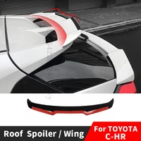 universal roof spoiler rear wing back tail for toyota chr c hr 2020 2016 2017 2018 2019 tuning decoration accessories body kit