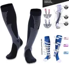 Functional Men Women Socks Sports Antifatigue Compression Golf Black Compression Socks For Running Pain Relief High Stockings