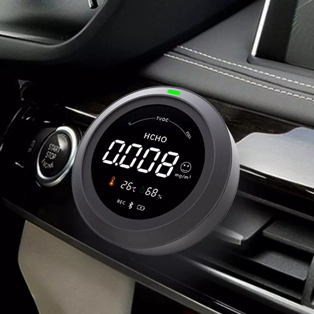 Xiaomi Mijia Five-In-One Portable Air Quality Monitor Formaldehyde Detector USB Charging APP Voice Bluetooth Smart | Электроника