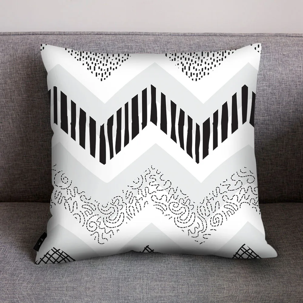 Чехол для подушки с принтом полиэстеровый чехол дивана автомобильный домашний