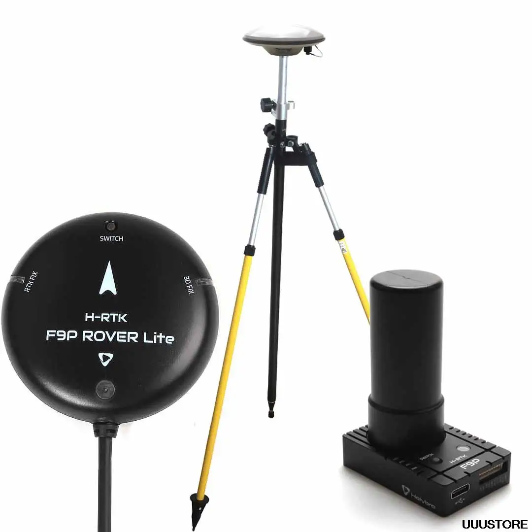 

Holybro H-RTK F9P Rover Lite | H-RTK F9P Helical | H-RTK F9P Base GNSS GLONASS Galileo BeiDou for RC Pixhawk Flight Controller