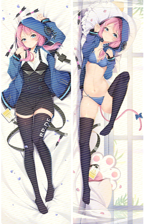 Cirno's Store-funda de almohada para chica, Original, azul, veneno, arknights, Dakimakura, sexy, anime-3