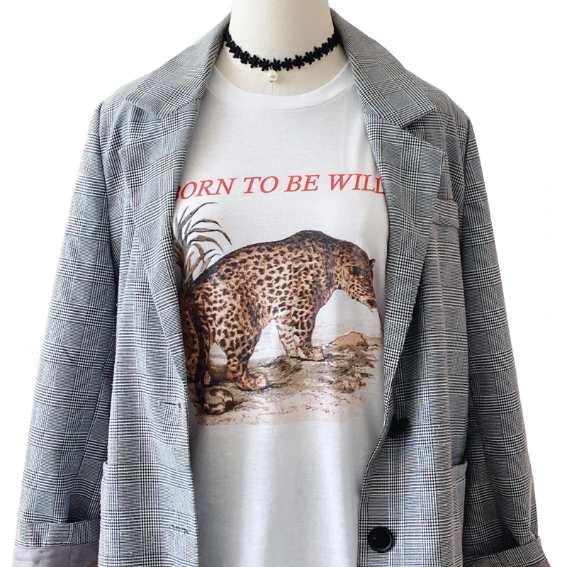 Sunfiz Wild Heart потертые женские футболки летние с короткими рукавами и круглым