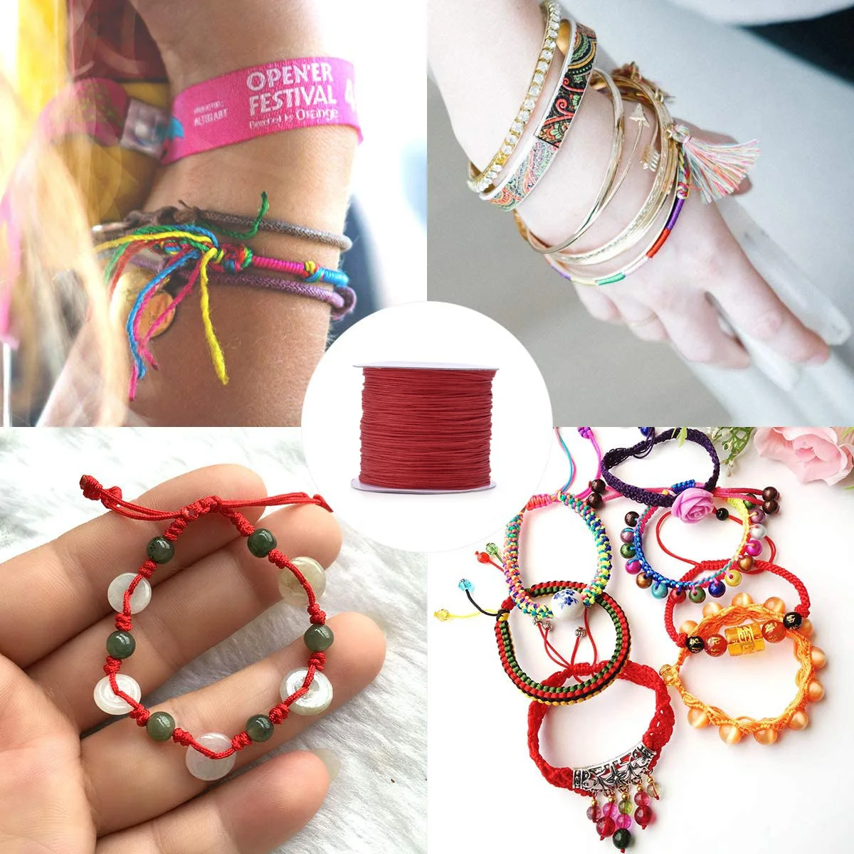 Pandahall 0 6 мм нейлоновый шнур Бисер нить для плетеный браслет строка &quotсделай