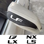 Автомобильные непромокаемые брови из углеродного волокна для Lexus ES GC GS GX IS LC LF LS LX NX RC RX UX FSport, непромокаемые аксессуары для тюнинга, Декор