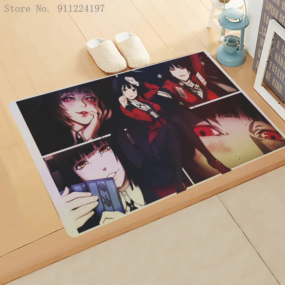 

Hell Girl Anime Doormat Outdoor Floor Mat Home Creative Tomie Girl Printed Mat Super Soft Absorbent Bathroom Mat 40X60cm/50x80cm