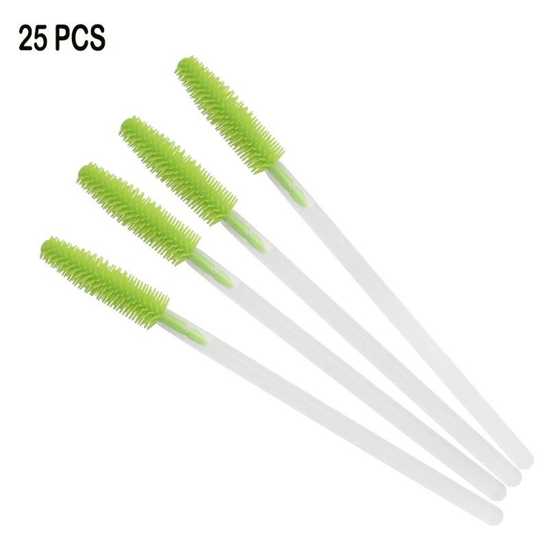 13 50pcs Disposable Eyelash Brush Makeup Brushes Mascara Wands Applicator Spoolers Eyebrow Brush For Eyelash Extension Makeup Tools - Handle Color: 13