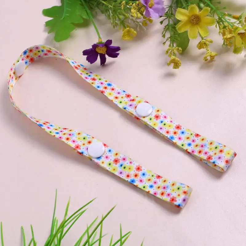 

1pc Baby Stroller Accessories Toys Teether Pacifier Bottle Anti-lost Chain Strap Holder Belt Colorful Pacifier Clip For Stroller