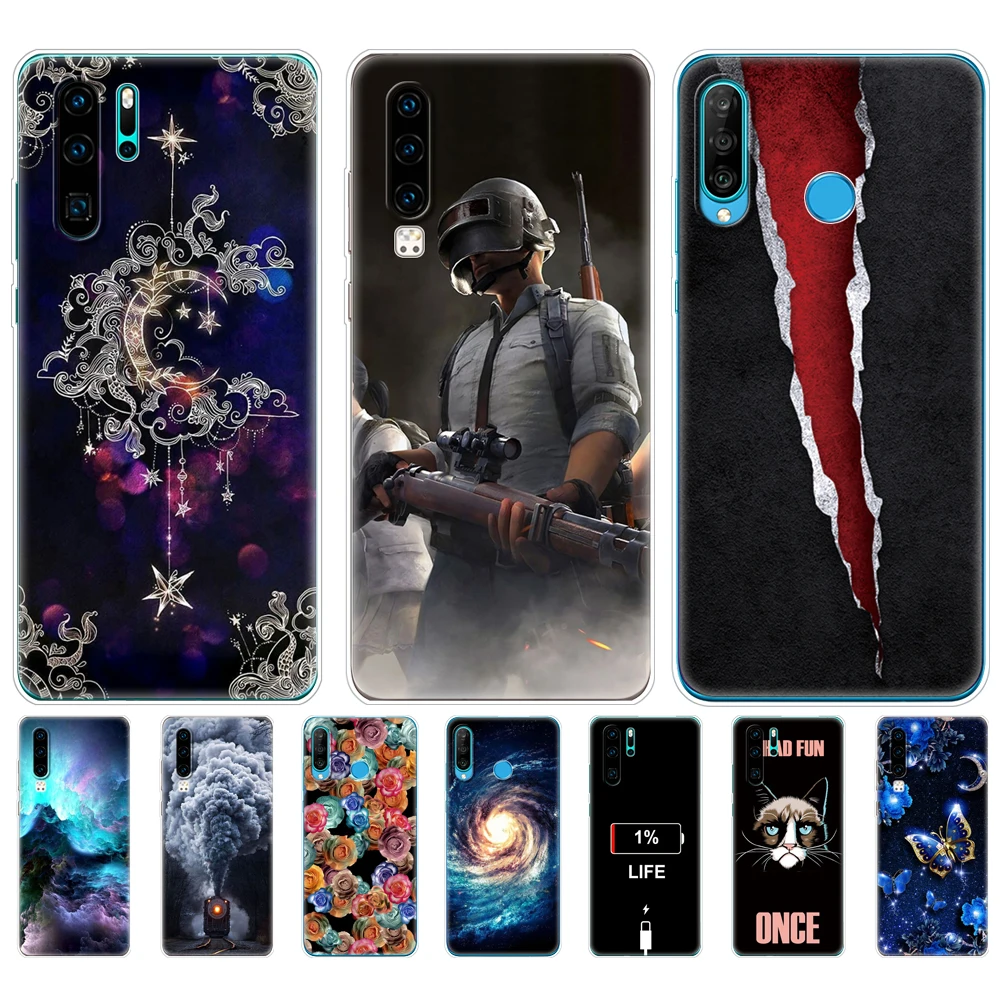 Чехол для Huawei P30 Pro силиконовый чехол из ТПУ телефона VOG L29 ELE Lite|Бамперы| |