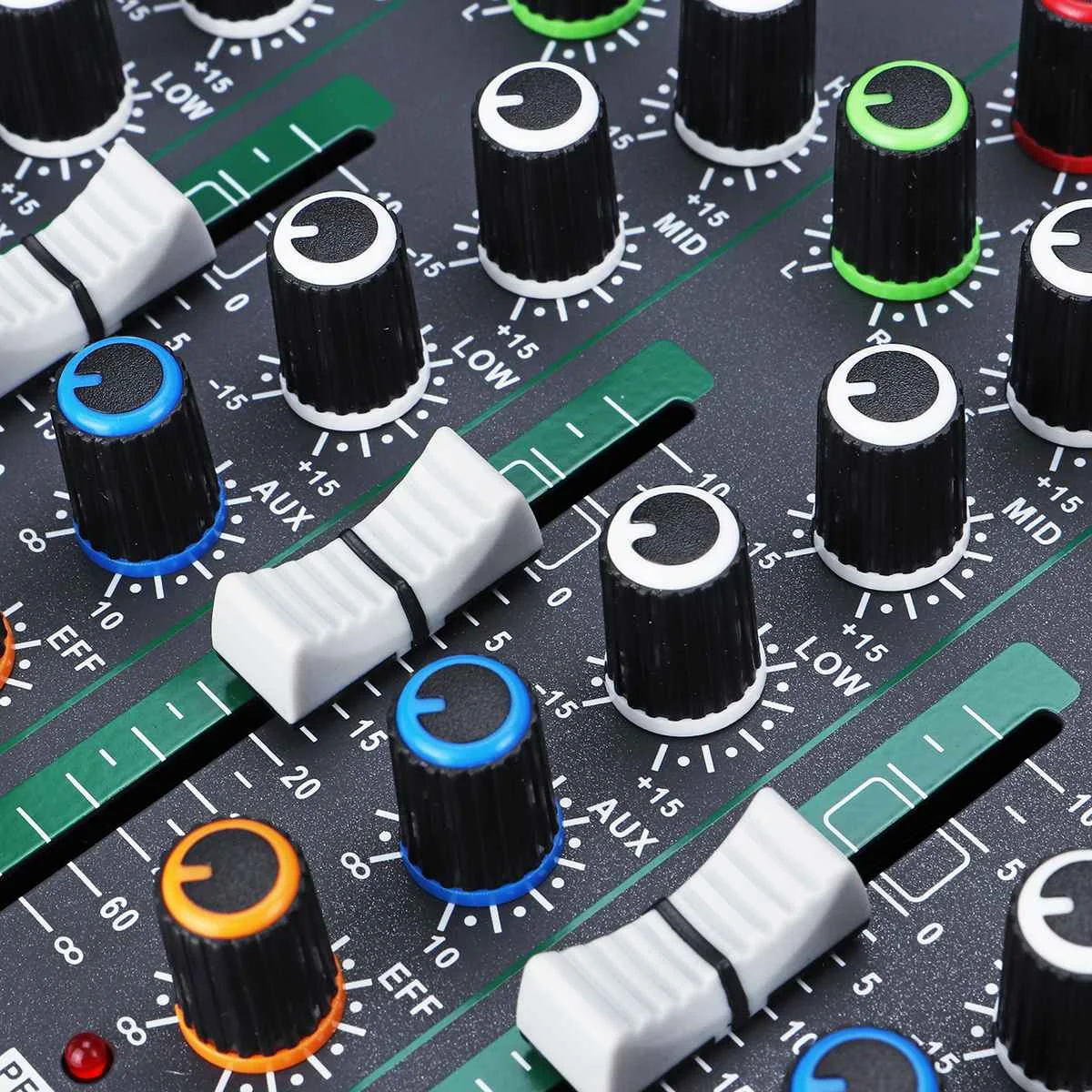 ЕС/США 7-канальный bluetooth цифровой микрофон звуковой Миксер с USB DJ звуковая