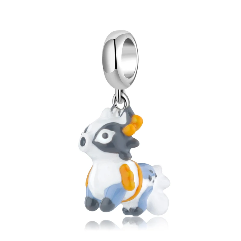 

Lucky Ancient Magical Animal 925 Sterling Silver Enamel Beads for Jewelry Making Fit Original Pandora Charms Pendant Bracelet