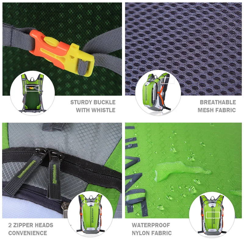 

20L Tactical Cycling Backpack Outdoor Camping Hiking Travel Sports Bag Waterproof Oxford Bicycle Riding Pack Trekking Rucksack