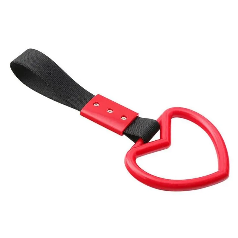 

1pcs Universal Handle Strap Ring Car Rear Bumper Warning Ring Car Ring Hand Handle Pull Accessories Strap Car Styling Safet I1H7