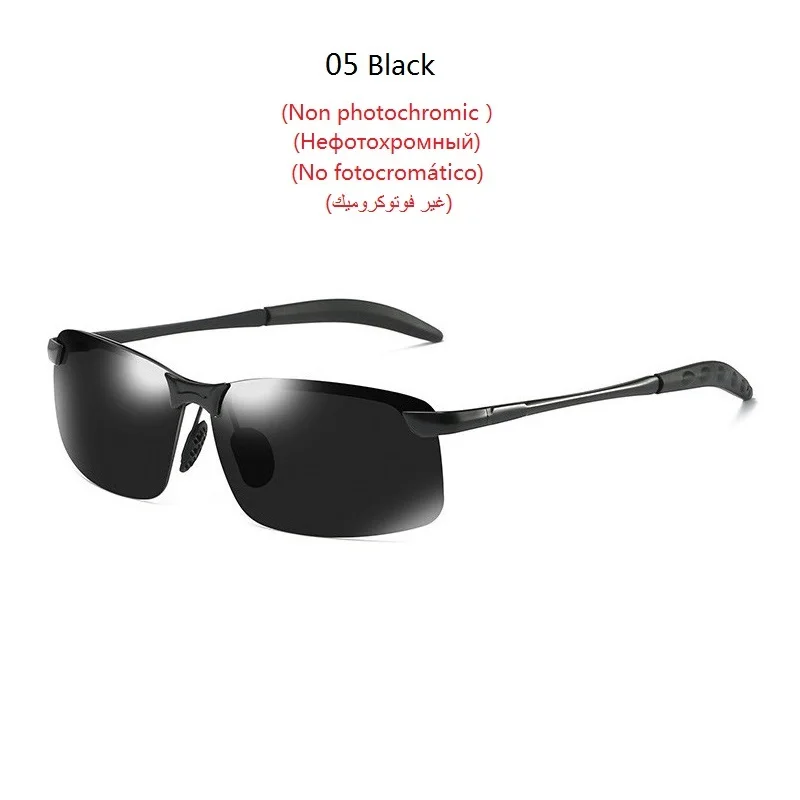 

Photochromic Sunglasses Men Polarized Driving Chameleon Glasses Male Change Color Sun Glasses Day Night Vision Driver's