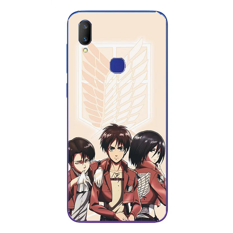 Attack on Titan Painting Case For Wiko View 2 3 4 XL Go Upulse Wim Lite Max Prime Pro Plus Phone Print Cover | Мобильные телефоны и
