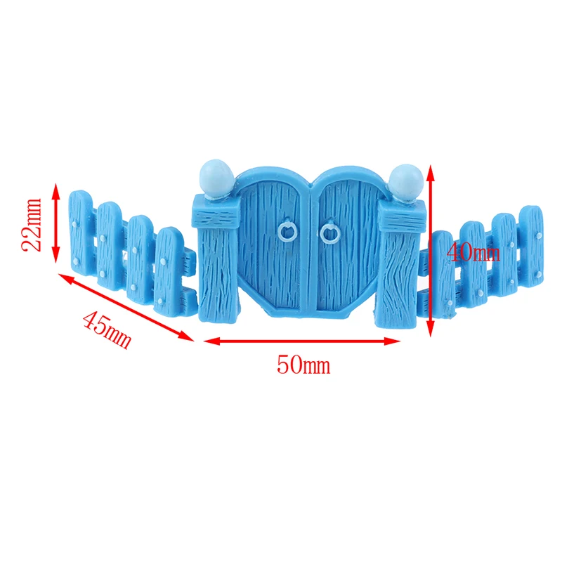 

1pc DIY Micro-landscape Fence Railings Decorative Resin Fence Ornament Landscape