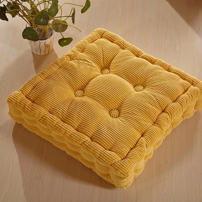 Corn yellow Стержень кукурузного початка Татами Место мягкий офисный стул, софа ткани диванные подушки текстиль для домашнего декора подушки под колени Coussin Almofada декорации - Цвет: Corn yellow