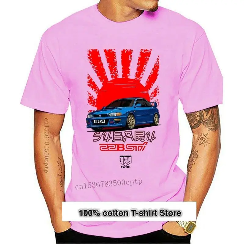 

Hombres Nuevos camiseta Impreza 22B WRX STI R-P EVO (azul)-Camiseta para mujer