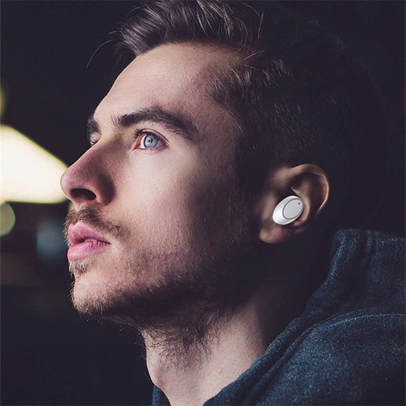 IPX5 водонепроницаемые беспроводные наушники Bluetooth 5 0 мини гарнитура Hi Fi стерео с