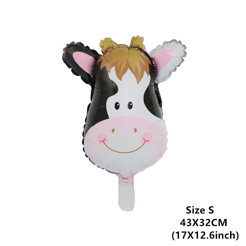Мини-воздушный шар в форме животных лев корова тигр пчела медведь Мультяшные