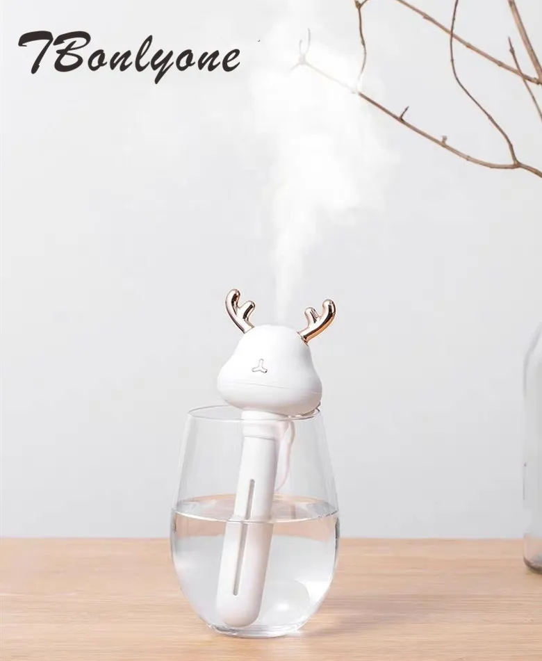 Электрический ультразвуковой мини-увлажнитель воздуха с изображением оленя