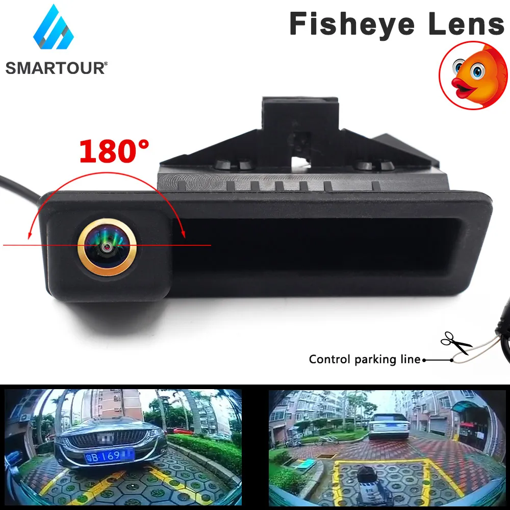 

Smartour Vehicle HD Fisheye Track Car Reverse Backup Trunk Handle Camera For BMW 3 Series 5 Series X5 X6 E39 E60 E70 E82 E90