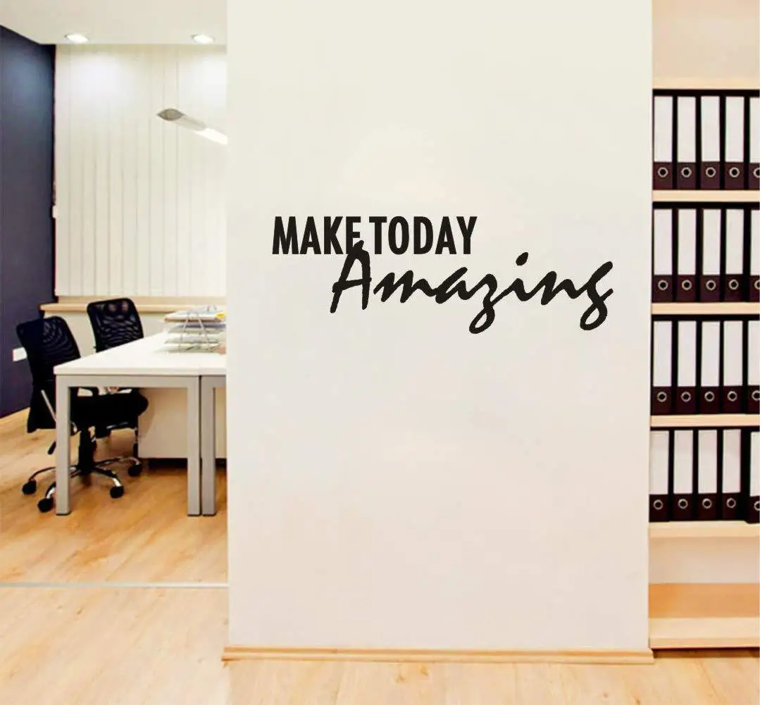 Простая креативная комбинация текста декоративная настенная паста “Make Today Amazing”