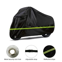 Motorcycle Cover Universal 210D Oxford Cloth Protective Snow Raincoat Waterproof Dustproof Outdoor Uv Protector Scooter Cover