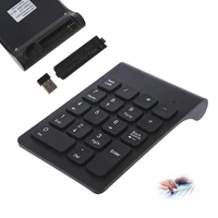 portable 2 4g wireless digital keyboard usb number pad 18 keys numeric keypad