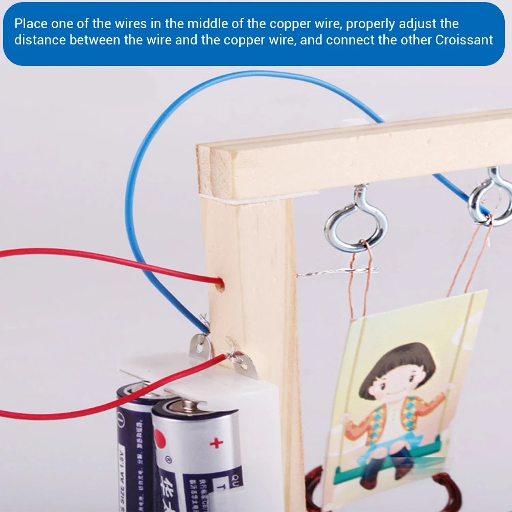 Самодельные сборные экспериментальные игрушки деревянные электромагнитные