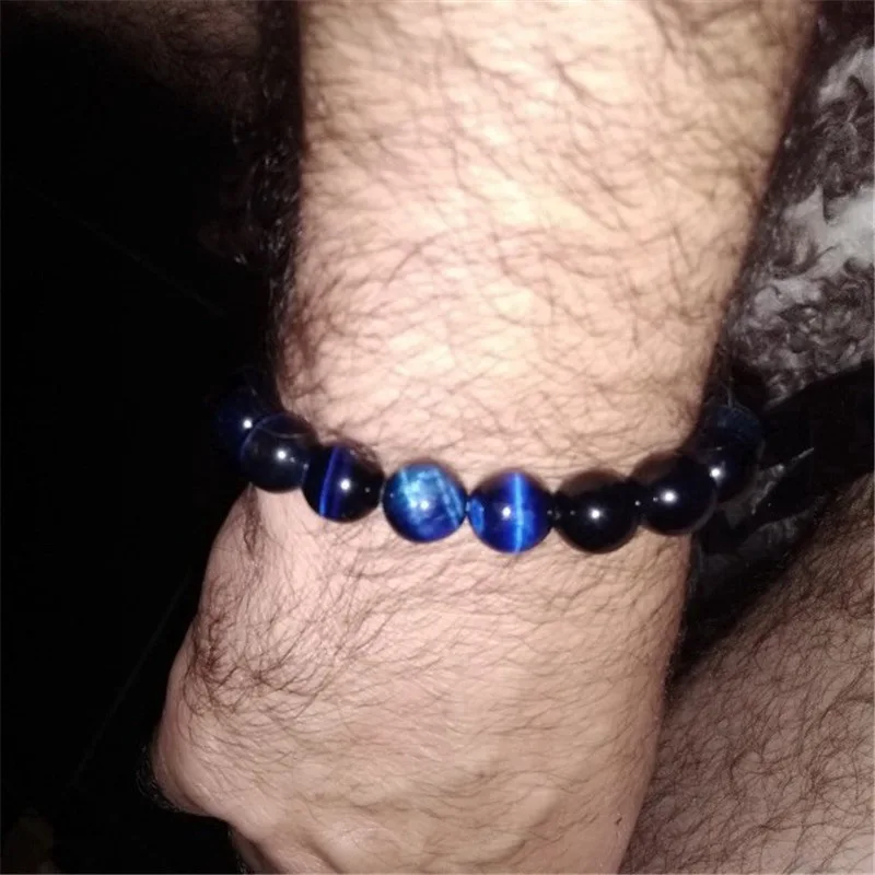 Натуральный камень тигровый глаз браслет ручная цепочка Ювелирные изделия для