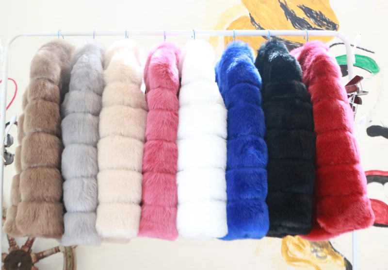 Эксклюзивная однотонная куртка с пряжкой из искусственного меха пальто 2019