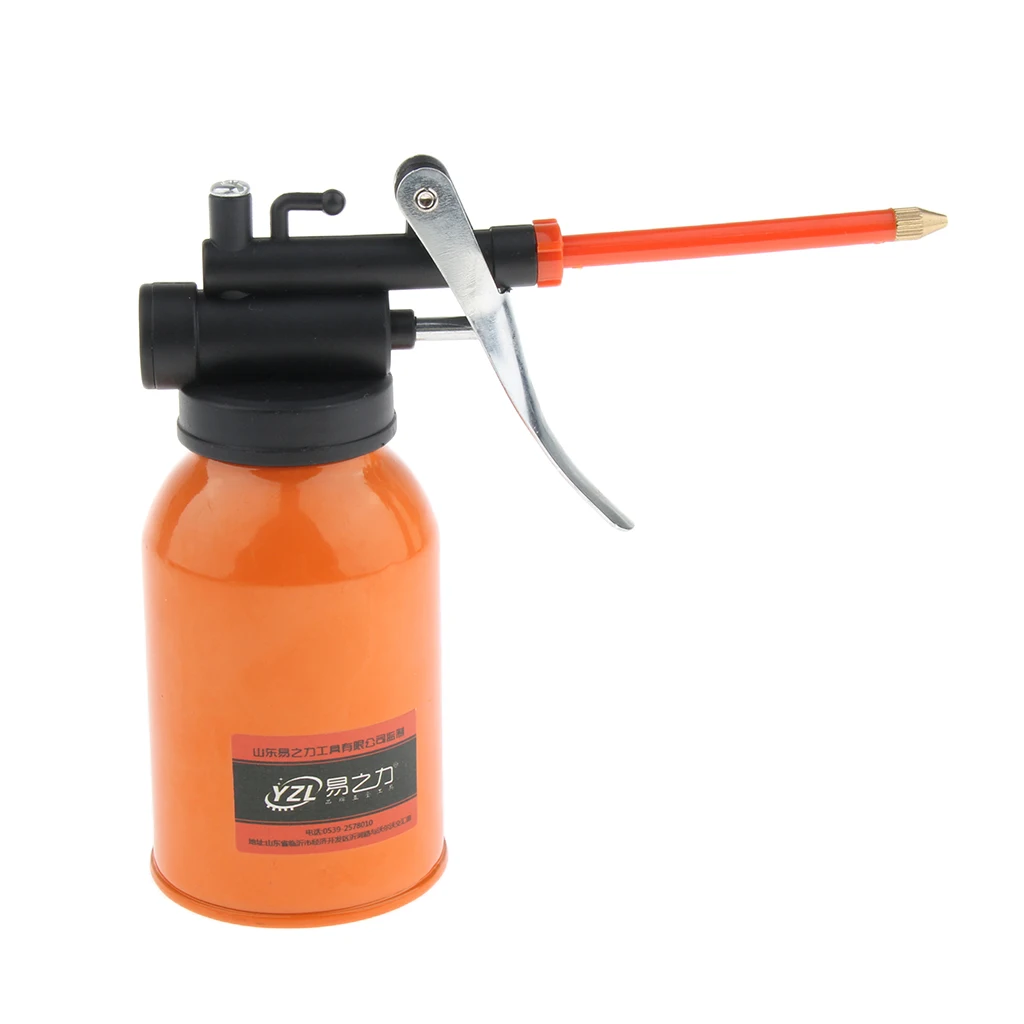 Стальной ручной насос высокого давления объемом 250 мл масляный сосуд спрей для