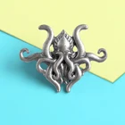 Новинка, ужасные броши в виде осьминога, монстра, щупальца, осьминог, Cthulhu, значок, искусственная рубашка, рюкзак, ювелирные изделия для фанатов