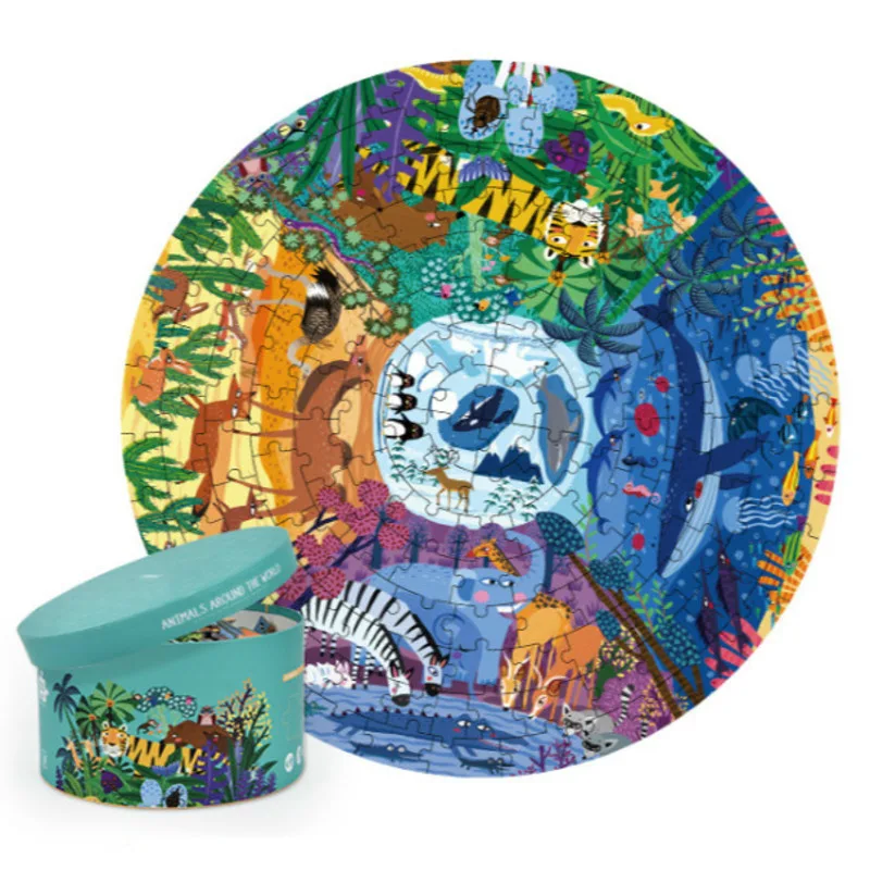 

Детский пазл 150 шт., пазлы-игрушки, обучающие игрушки, ручная роспись, пазлы-доски, Набор пазлов для детей, подарки> 3 лет