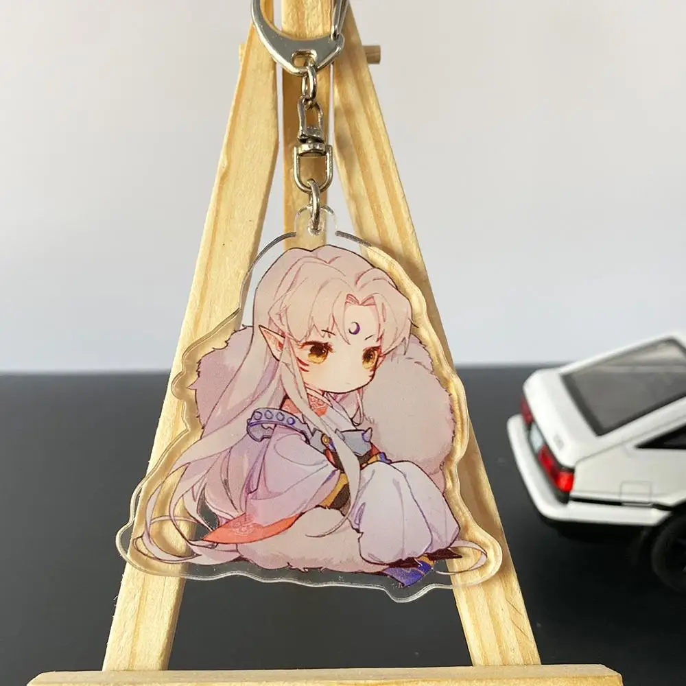 Аниме InuYasha Sesshoumaru Kikyou Милая акриловая фигурка подвеска брелок Коллекционная