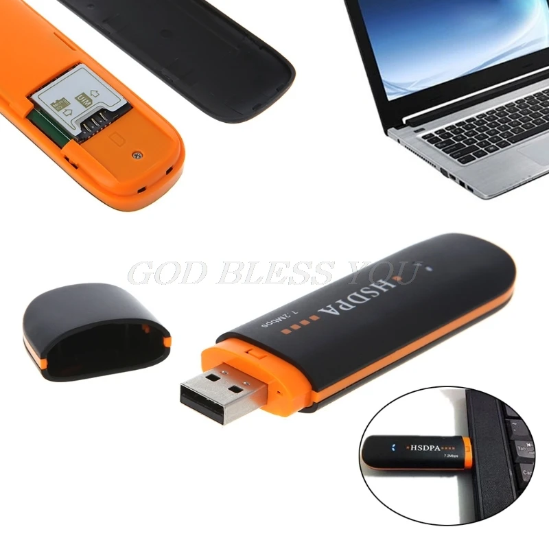 3g беспроводной интернет-карта уход HSDPA USB SIM модем 7,2 Мбит/с 3g беспроводной сетевой адаптер с сим-карта TF