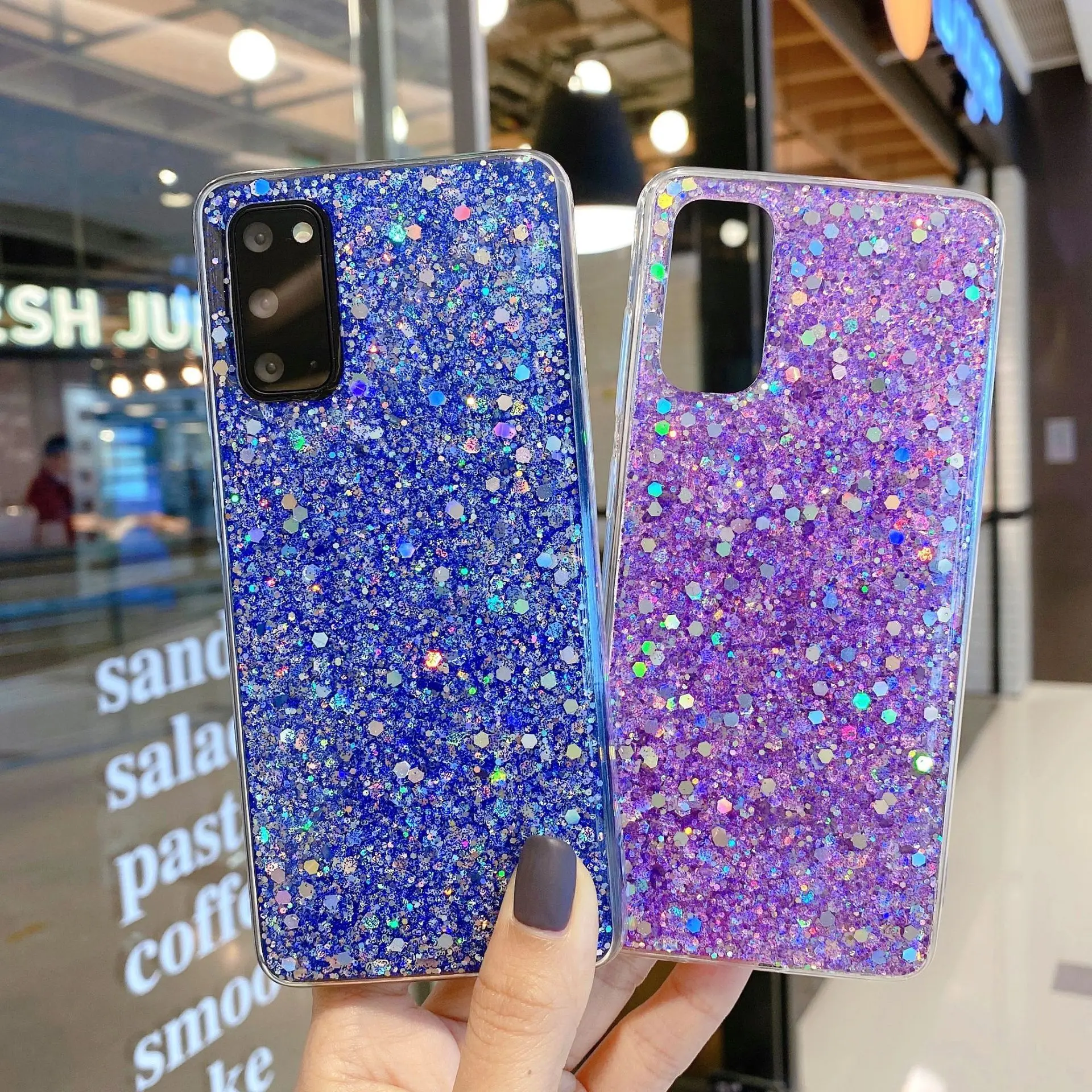 Чехол для телефона с блестками huawei P40 Lite Y6 2018 Honor 10 V10 V20 7A Pro 8X honor Y9 2019|Бамперы| |