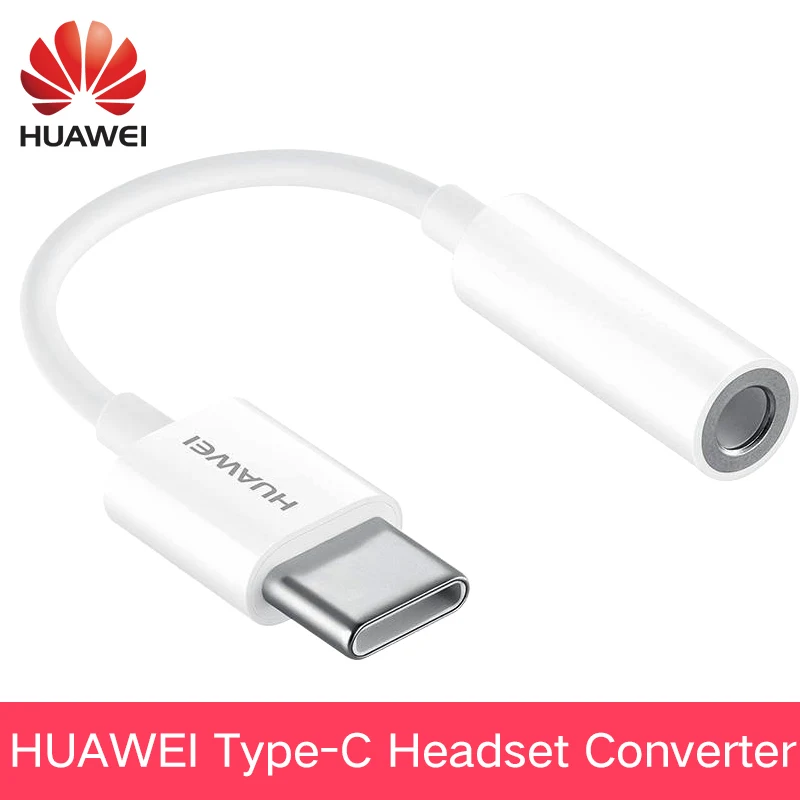 Huawei наушники USB конвертер телефон адаптер 3,5 мм Тип C аудио кабель адаптер для P10 P20 Mate10 20 Pro RS Honor 20 Pro - Цвет: One adapter