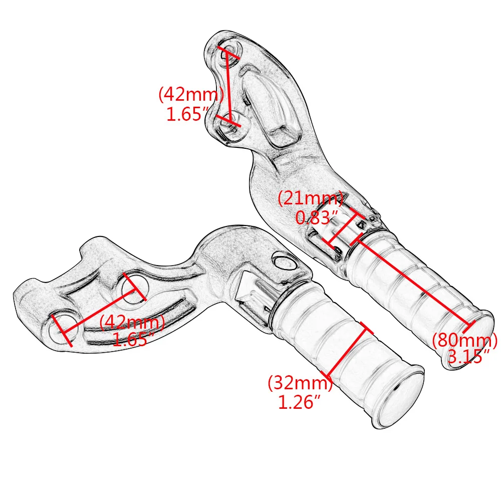 

Motorcycle Rear Passenger Foot Pegs Footrest Mount Bracket For Indian Scout Scout Sixty Scout Bobber Series