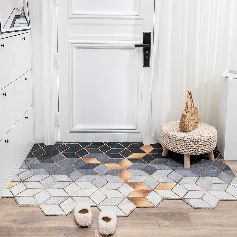 dust doormat carpet anti slip pvc silk loop door mat eastern minimalist kitchen mats bathroom living room door mat carpet free global shipping