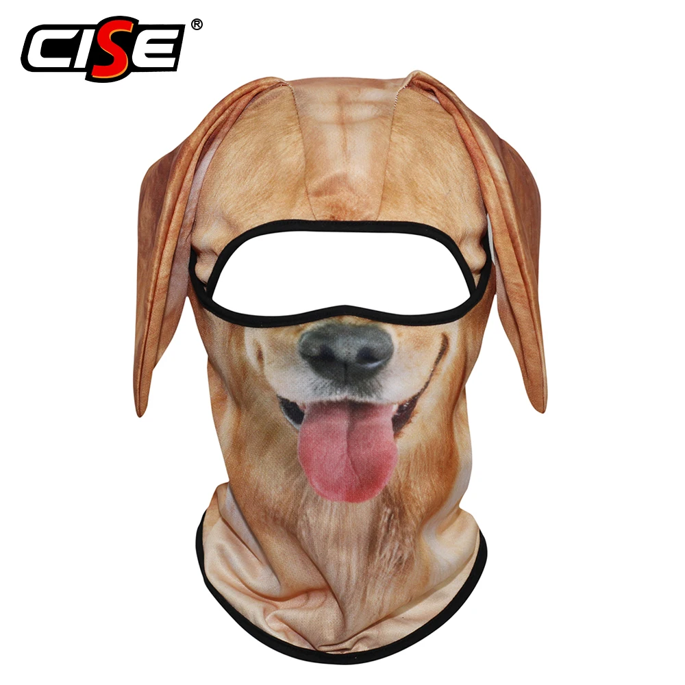 3d маска Балаклава с ушами для собак мотоциклов мотокроссов велоспорта лыжного