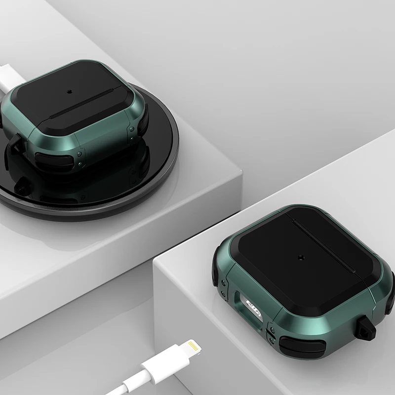 Новый чехол для Airpods 3 2021 дюйма из ТПУ и поликарбоната с защитой от падения Apple AirPods