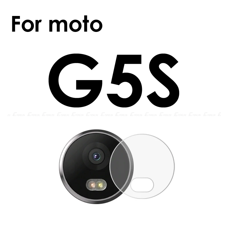 For Moto G5S Задняя крышка объектива камеры из закаленного стекла для Motorola Moto G7 G6 G5S G5 G4 Plus power Z2 Z Force Play Защитная пленка для экрана - Цвет: For Moto G5S